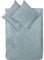 Decoper ® Mako-Satin Bettwäsche aus 100% Baumwolle | Atmungsaktiv & kuschelig weich | Farbe Graugrün | 3 teilig - 200 x 200 cm + (2X) 80 x 80 cm