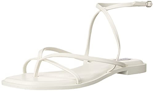 Steve Madden Damen Zustimmen Sie zu Sandale, Weiß, 39 EU