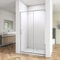 Biubiubath 1200mm Sliding Shower Enclosure Shower Screen Walk in 6mm Glass Door