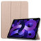 TingYR Cover per Apple iPad Air 2022 Custodia Tablet, Pelle, Supporto Pieghevole, Protezione all-Inclusive, Custodia per Apple iPad Air 2022.(Oro Rosa)