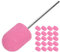 Nail Art Sanding Cap, Nail Drill Bit Block Sanding Cap, Polishing Head Grinding Sanding Bands Set Polisher Sand Manicure Pedicure Tool(10 x 15mm)(Pink)