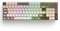 iQunix F97 Hitchhiker Wireless Mechanical Keyboard (UK Layout), Wireless 2.4GHz /Bluetooth 5.1/Wired USB-C Gaming Keyboard 101 Keys with RGB Backlit, PBT Keycaps Hot-Swappable Cherry MX Browns