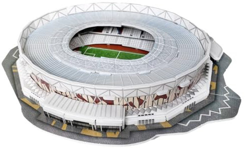 Habarri Mini Stadium Puzzle 3D - 3D Puzzle-Stadion - Kleines 3D Fußballstadion für Kinder und Erwachsene - Mini Fußballstadion Modell - Modellbau (London 27)