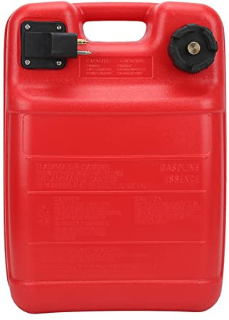 Boots Kraftstofftank, 24 Liter Gaskanister Marine Außenbordmotor Kraftstofftank Ersatz für Yamaha, Tragbarer Benzinkanister mit Auspuff und Kraftstoffleitungsbehälter