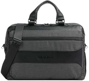 PIQUADRO, Gio Laptop-Ordner 14 Zoll Male/Female/Unisex, Schwarz, M, Schwarz, Medium