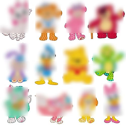 Tomicy 12 Blatt Diamond Painting Sticker Set DIY 5D Diamant Painting Bilder Kinder Anime Diamant Painting Aufkleber Diamant Malerei Aufkleber Kit