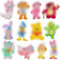 Tomicy 12 Blatt Diamond Painting Sticker Set DIY 5D Diamant Painting Bilder Kinder Anime Diamant Painting Aufkleber Diamant Malerei Aufkleber Kit