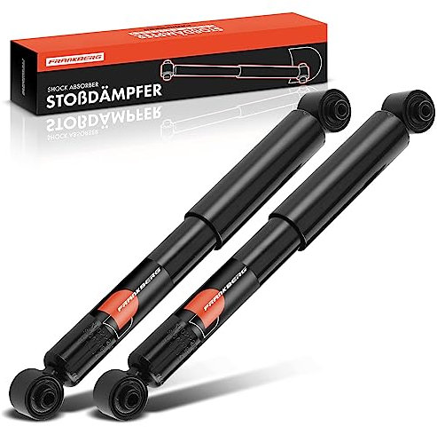 Frankberg 2x Stossdämpfer Stoßdämpfer Hinten Links Rechts 478,5mm Gasdruck Kompatibel mit Qashqai +2 I J10 NJ10 1.5L-2.0L 2006-2013 Replace# 314039, E6210JD73A