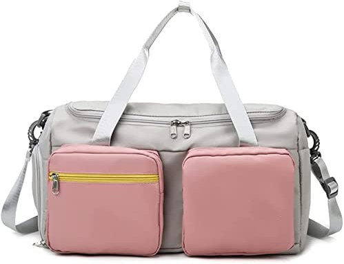 MBROS Reisetasche, Multifunktions-Reisetasche, wasserdichte Reisetasche, große Sporttasche mit Schuhfach, ideal für Wochenendreisen und Fitness