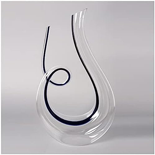 Snake Decanter,1000ml Crystal Glass Bottle Red Wine Decanter,Crystal Glass Cobra Wine Decanter, Red Wine Snake Shape Carafe, Cleaning Beads Set,C#,Remarkable88