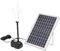 Solar Springbrunnen für Außen, 10W Solar Springbrunnen, 1000L/h Teichpumpe für Garten Fischteich Wasserspiel Vogelbad mit 2,5m max Förderkopf