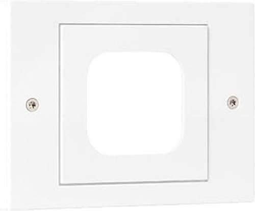 EKEY 203133 Gira xLine Rahmen TX_44, Rahmen für xLine Fingerprint, 1-fach Kunststoff, Reinweiß