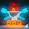 BBQ Neon Sign Bright BBQ Led Sign, Dimmable BBQ Neon Sign for Wall Decor