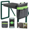 seasky Faltbarer Gartenhocker mit Knie- und Sitzfläche, Gartenhocker, breiter, Dicker, weicher Kniepolster, robuster Gartenhocker mit Anti-Sturzrahmen, Gartengeschenk für Eltern