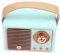 JTLB Vintage Retro Bluetooth Speaker Wireless Mini Speaker,Blue Speaker with Stereo Sound Rich Bass, Retro Portable Speaker for IPhone,Android Devices and Tablet (Blue)
