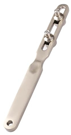 Wouueso Adjustable Watch Back Dismounting Tool Wrench Type Watch Back Cover Opener Watch Round Two Claw Watch Opener Easy Install Easy to Use