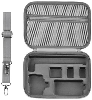 Tragbare Schultertasche für Action 5, professionelle, stoßfeste Aufbewahrungsbox mit verstellbarem Gurt, Grau