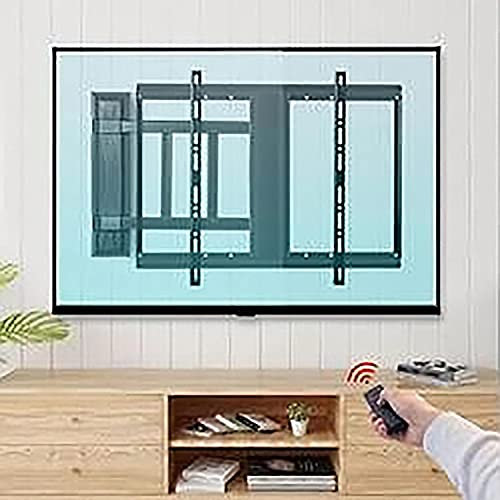 Universal TV Stand Multifunction TV Wall Mount TV Mount, Motorized TV Wall Bracket with Memory Function, 0-170° Swivel, Fits Most 32-55 Inch LCD Flat Screen TVs, with Loading 77 Lb