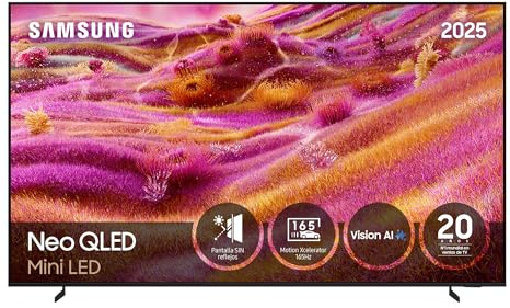 Samsung TV 115 Pulgadas Neo QLED QN90F 4K Mini LED Smart TV, Imagen y Sonido con IA 4K, Samsung Vision AI, Pantalla sin Reflejos con Glare Free y Quantum Matrix Technology Plus