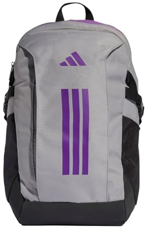 adidas Unisex POWER BACKPACK, ch solid grey/active purple, One size