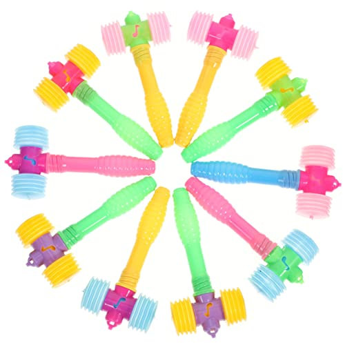 KICHOUSE 24pcs Squeaky Hammers for Boys and Girls Boy Girl's Hand-eye Coordination Toys Toddlers Noisy Hammer Toys