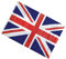 HEMOTON Flagge Union-jack-wimpelkette Feier Union Jack Banner Londoner Partydekorationen England-partydekorationen Polyester