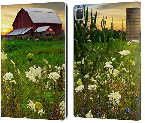 Head Case Designs Licenza Ufficiale Celebrate Life Gallery Campi di Sole Floreali Custodia Portafoglio in Pelle Compatibile con Apple iPad PRO 12.9 2020/2021/2022