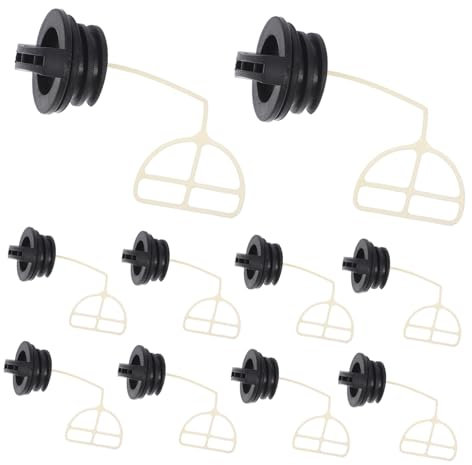 Toyvian 10 Stück Teiliges Tankdeckel für Kettensäge und Rasenmäher Robuste Ersatzteile für und Öltanks Vielseitig Kompatibel Langlebig für Effizienten Betrieb
