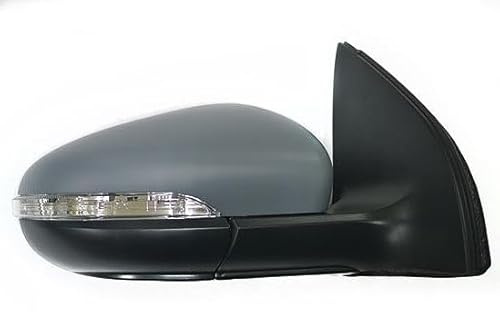 ABAKUS 4013M02 Außenspiegel Seitenspiegel Rechts Beheizbar Elektrisch mit Blinklicht Kompatibel mit VW Golf 6 5K1 für Linkslenker 5K0857508NSAD