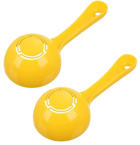 2 moldes de pala de arroz para hacer bolas de arroz, molde antiadherente para sushi, espátula de arroz, espátula de cocina, color amarillo para el hogar, cocina, restaurante, fabricación de sushi
