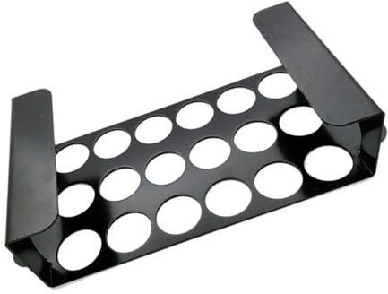 PAMINGONO Schwarzes Edelstahl Grillrost für Hähnchenkeulen und Wings Antihaftbeschichtet Robustes BBQ Zubehör für Outdoor Camping Vielseitig Einsetzbar für Gemüse Fisch und Fleisch