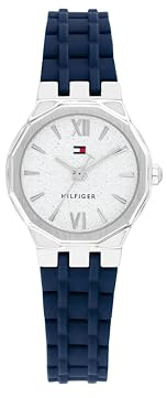 Tommy Hilfiger Uhr mit DREI-Zeiger-Quarzwerk - Erhältlich aus Edelstahl oder Silikonarmband