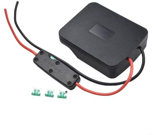Adaptateur pour batterie lithium Parkside X 20V Team avec interrupteur, fusible et câble de 31,8 cm