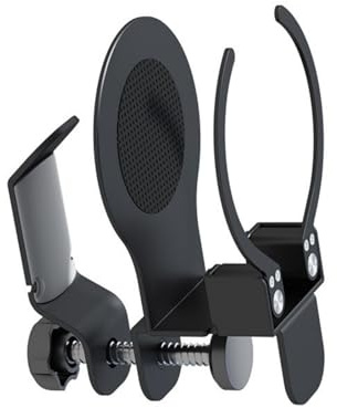 MLWSKERTY 2 in 1 360°Swivels Cup Tray Cup Holder with Headsets Hook Durability Aluminum Clamp Mount Fit for 5-50mm Thick Desks Adjustable Under Desk Headsets Holder