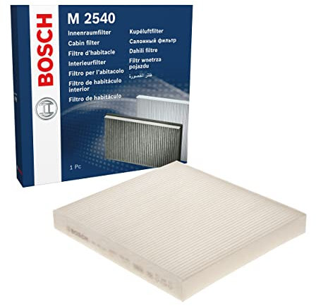 Bosch M2540 Standard Innenraumfilter - filtert Pollen und Staub - Ersatzfilter für bessere Luftqualität im Fahrzeuginnenraum