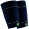 BAUERFEIND, 1 Paar Sport Kompressions-Oberschenkelbandagen, Unisex, Rechts und Links tragbar, Für Ball- und Ausdauersportarten, Stärkung der Muskulatur, Gr. XL lang, Marineblau, 29345721500034