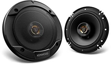 Kenwood KFC-1666R Road Series 6-1/2 2-Way Car Speakers with Cloth Cones (Pair) - Black