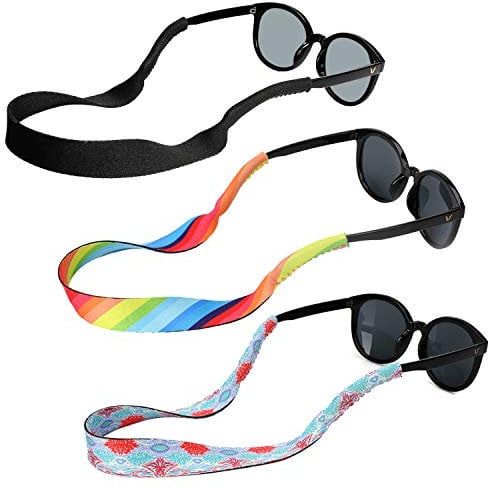 Hifot Brillenband Brillenbänder schwimmfähig 3 Stück, Neoprene Schwimmende Brillenband, Sonnenbrillen Band Brillen Kordel Halter Hamen herren