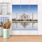Fliesenmosaik für Küche und Bad I Fliesen Aufkleber Folie selbstklebend I Fliesen renovieren - Fliesendekor für Küchen- und Badfliesen I Design: Taj Mahal