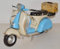 JS Garten Deko Blechmodell Roller Nostalgie Modellauto Oldtimer Marke Vespa Motorroller Modell aus Blech L 33 cm