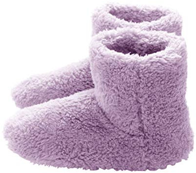 Tixiyu Winter Fußwärmer Schuhe Weiche Elektrische Heizschuhe USB Schneestiefel Waschbar Elektrische Schuhe Skischuhe Winter Büro Heizschuhe Herren Damen