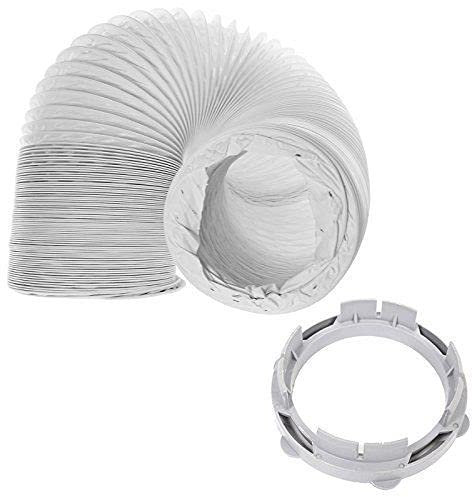 bartyspares Tumble Dryer Extra Long 4 METRE Vent Hose & Adaptor Kit for White Knight