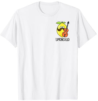 LIMONCELLO. Likör Zitronenlikör Cello Musik Instrument Fun T-Shirt