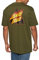 Santa Cruz Flamed Not A Dot T-Shirt, Uniform Grün (AS8, Alpha, M, Regular, Regular, M), Uniform Green, M