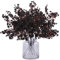 N&T NIETING künstliche Blumen, 12 Stück Schleierkraut künstlich Gypsophila Blumen für DIY Hochzeit Blumenstrauß Party Tisch Centerpieces Blumenarrangements und Home Herbst Dekoration（Schwarz）