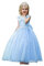 LOLANTA Vestiti Cerimonia Comunione Bambina,Abito Eleganti Bianoco Rosa Blu(8-9 Anni,Blu,Tag 140)