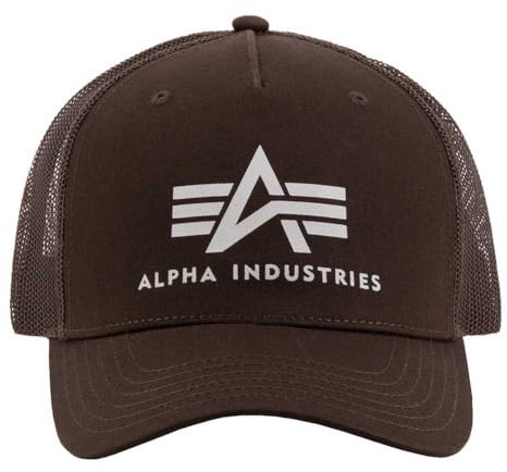 Alpha Industries Basic Trucker Cap Trucker Cap für Herren Hunter Brown