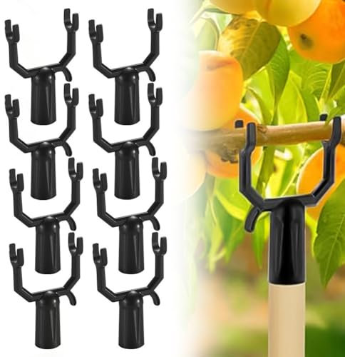 Lot de 8 Supports de Plantes en Métal - Support Réglable pour Tronc et Branches d'Arbre