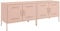 vidaXL Pink Steel TV Cabinets with Ample Storage - 68x39x50.5 cm Living/Bedroom Units (2 Pieces)