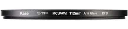 Kase SMP MCUV III schmaler UV-Filter zum Einschrauben, mehrfach vergütet, gehärtetes optisches Glas, Anti-Flare, geringe Reflexion (112 mm)